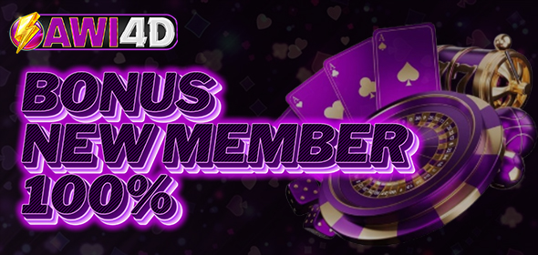 BONUS NEW MEMBER 100% AWI4D